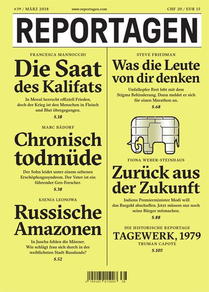 Cover von Reportagen #39