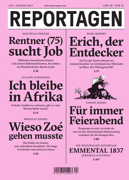 Cover von Reportagen #44