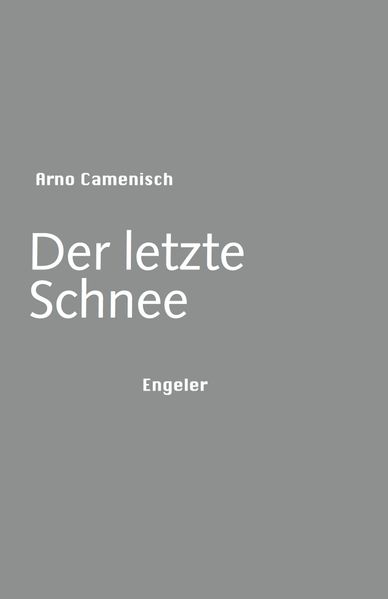 Cover von Der letzte Schnee