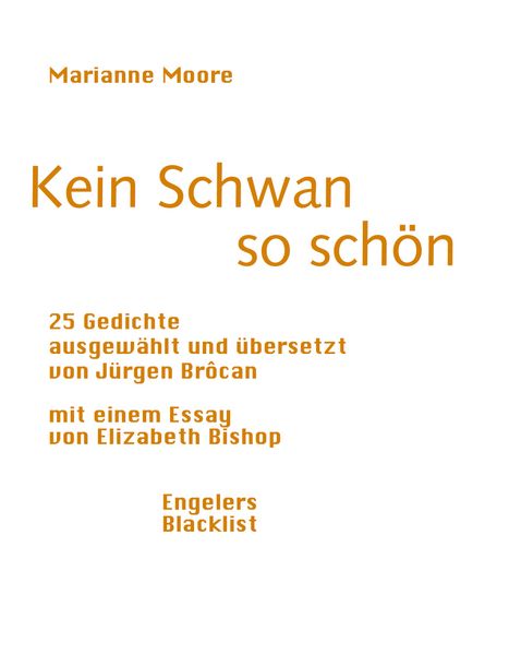 Cover von Kein Schwan so schön