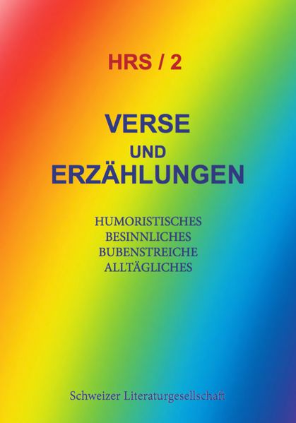Cover von Verse und Erzählungen