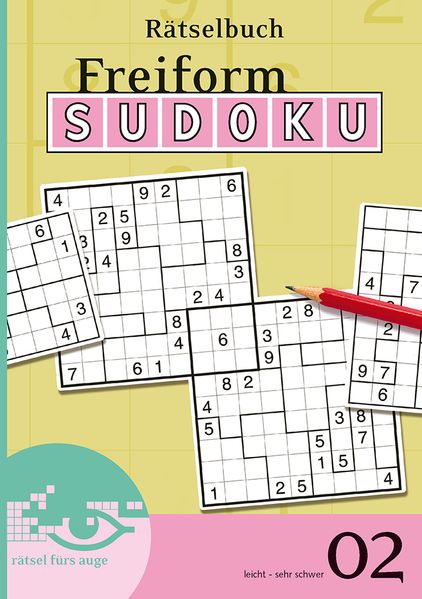 Cover von Freiform-Sudoku Rätselbuch 02