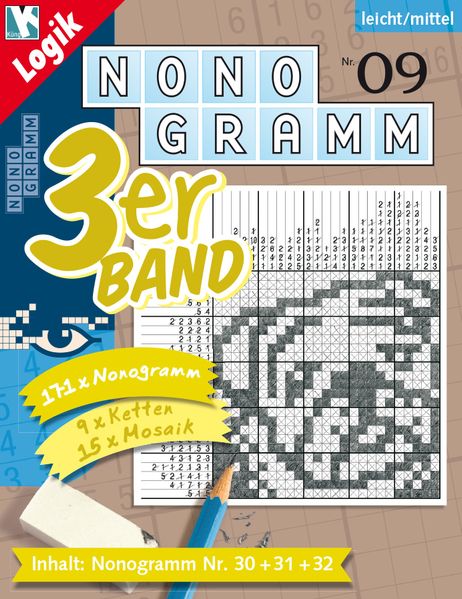 Cover von Nonogramm 3er-Band Nr. 9