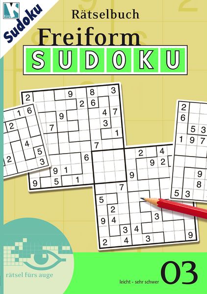 Cover von Freiform-Sudoku Rätselbuch 03