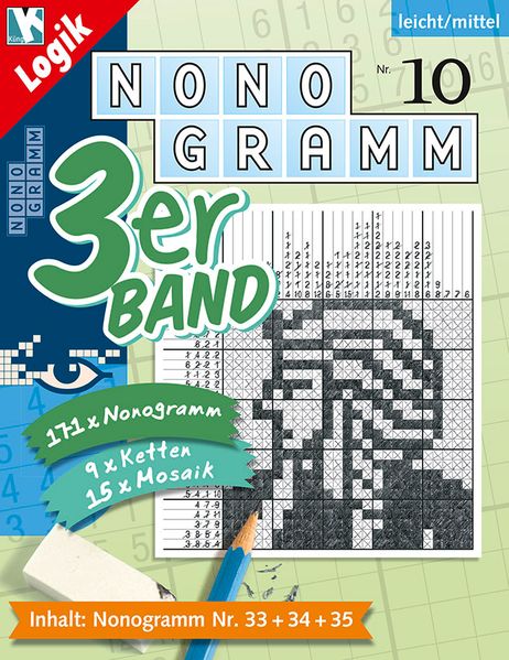 Cover von Nonogramm 3er-Band Nr. 10