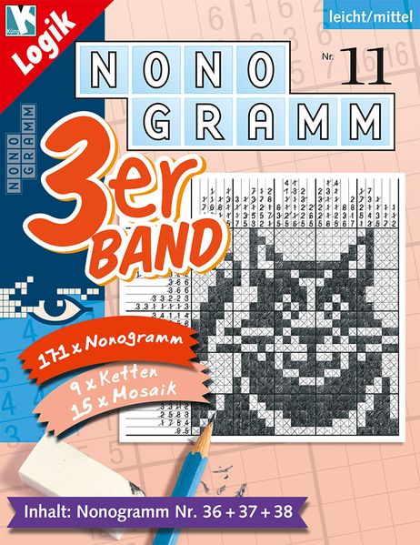 Cover von Nonogramm 3er-Band Nr. 11