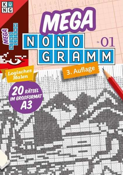 Cover von Mega-Nonogramm 01