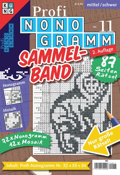 Cover von Profi-Nonogramm 3er-Band Nr. 11
