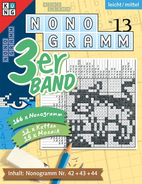 Cover von Nonogramm 3er-Band Nr. 13