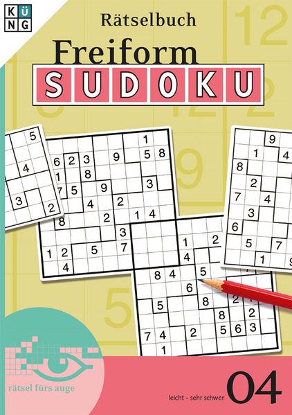 Cover von Freiform-Sudoku Rätselbuch 04