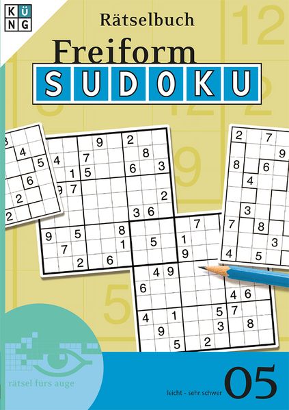 Cover von Freiform-Sudoku Rätselbuch 05