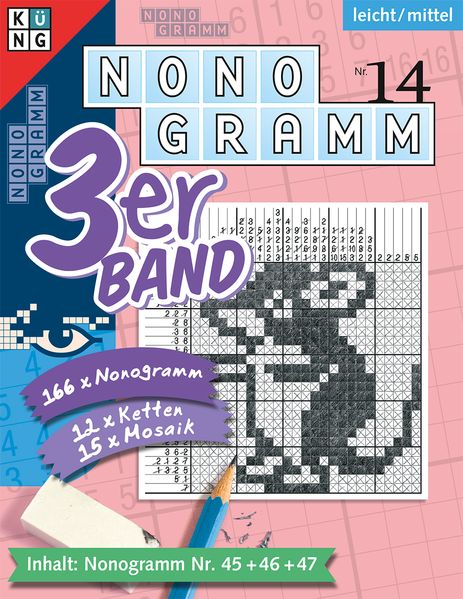 Cover von Nonogramm 3er-Band Nr. 14