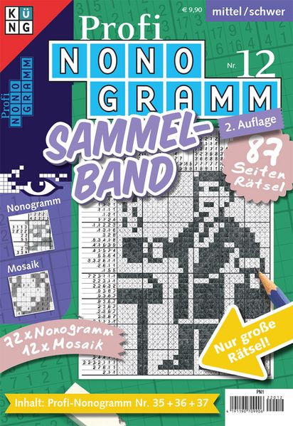Cover von Profi-Nonogramm 3er-Band Nr. 12