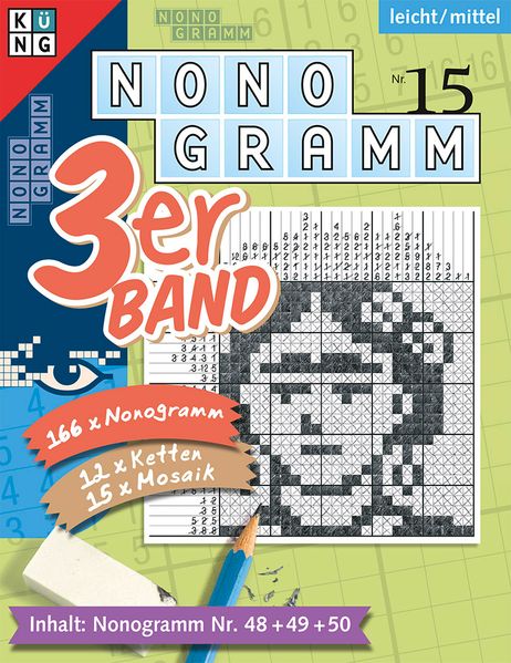 Cover von Nonogramm 3er-Band Nr. 15