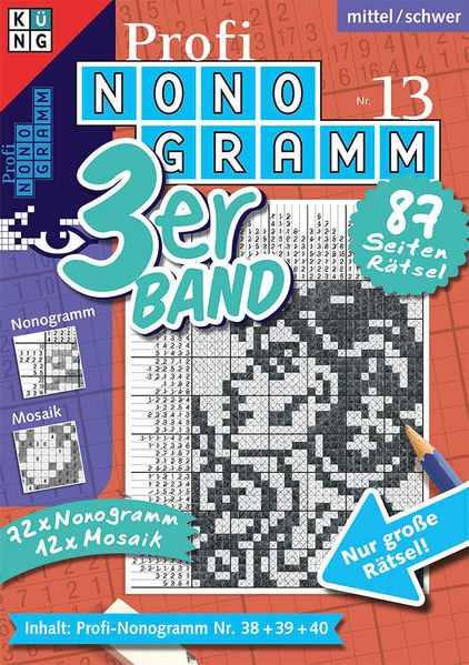 Cover von Profi-Nonogramm 3er-Band Nr. 13