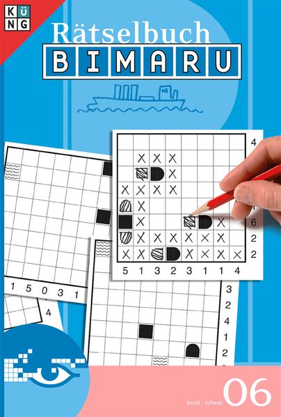 Cover von Bimaru Rätselbuch 06 (Schiffe versenken)