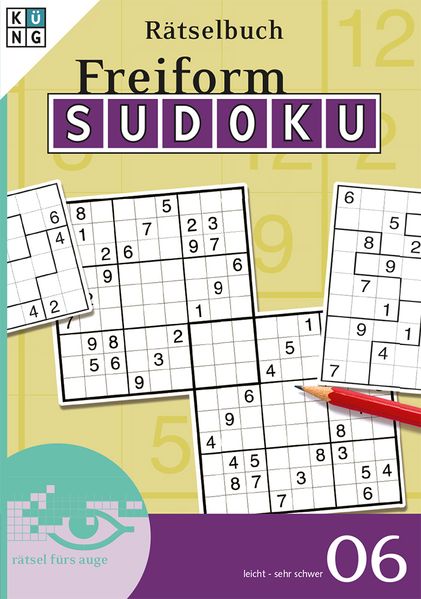 Cover von Freiform-Sudoku Rätselbuch 06