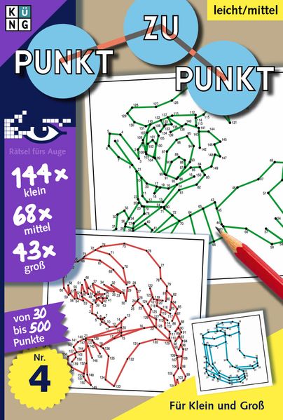 Cover von Rätselbuch Punkt zu Punkt 04