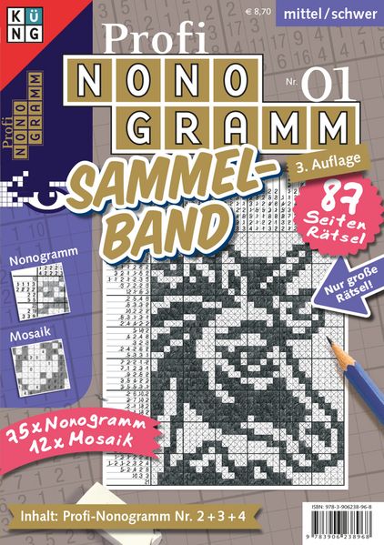Cover von Profi-Nonogramm 3er-Band Nr. 01