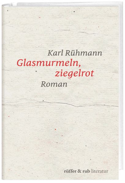 Cover von Glasmurmeln, ziegelrot