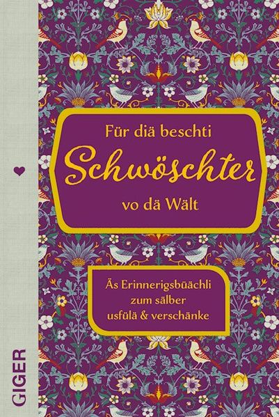 Cover von Für diä beschti Schwöschter vo dä Wält