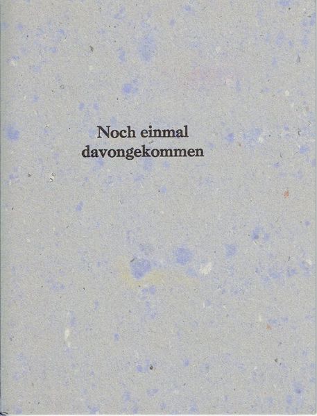 Cover von Noch einmal davongekommen