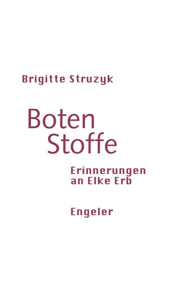 Cover von Boten Stoffe