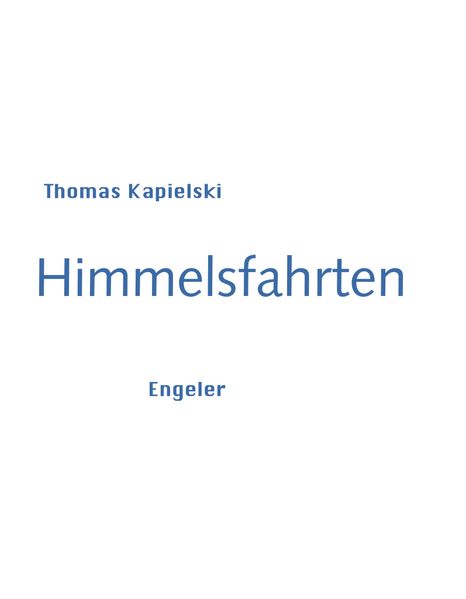 Cover von Himmelsfahrten