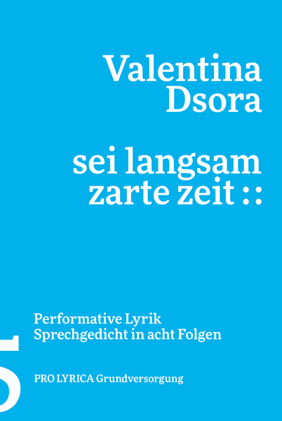 Cover von sei langsam zarte zeit