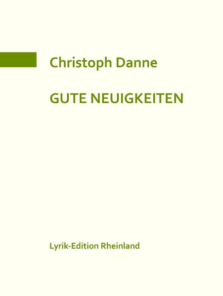 Cover von Gute Neuigkeiten