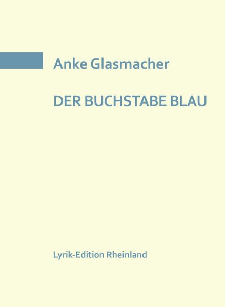 Cover von Der Buchstabe Blau