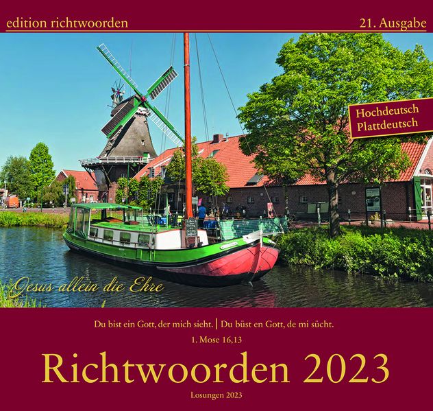 Cover von Richtwoorden Kalender 2023