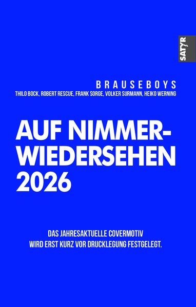 Cover von Auf Nimmerwiedersehen 2026