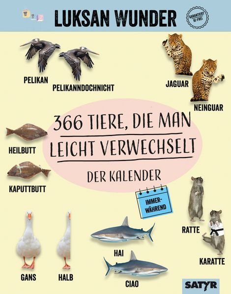 Cover von 366 TIERE, DIE MAN LEICHT VERWECHSELT