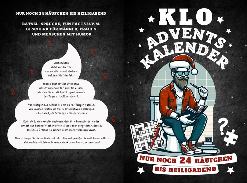 Cover von Klo Adventskalender – Nur noch 24 Häufchen bis Heiligabend