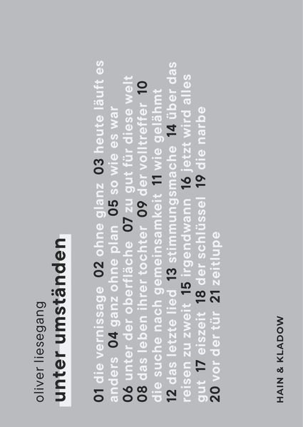 Cover von Unter umständen