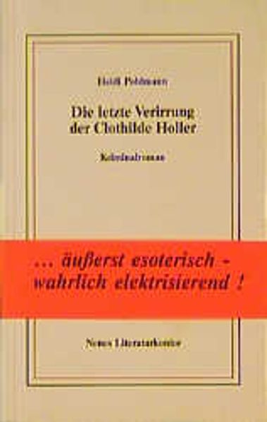 Cover von Die letzte Verirrung der Clothilde Holler