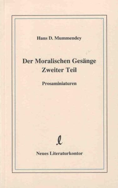 Cover von Der Moralischen Gesänge Zweiter Teil