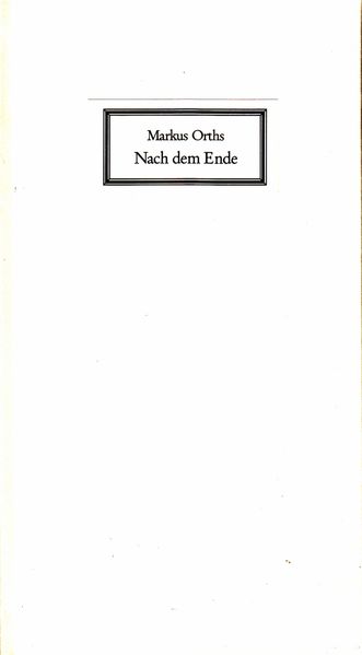 Cover von Nach dem Ende