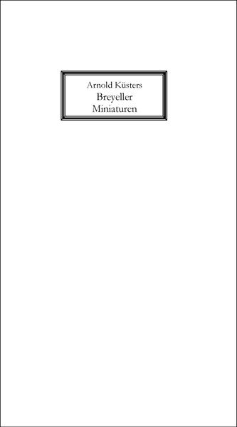 Cover von Breyeller Miniaturen