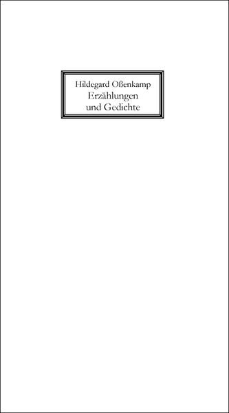 Cover von Erzählungen und Gedichte