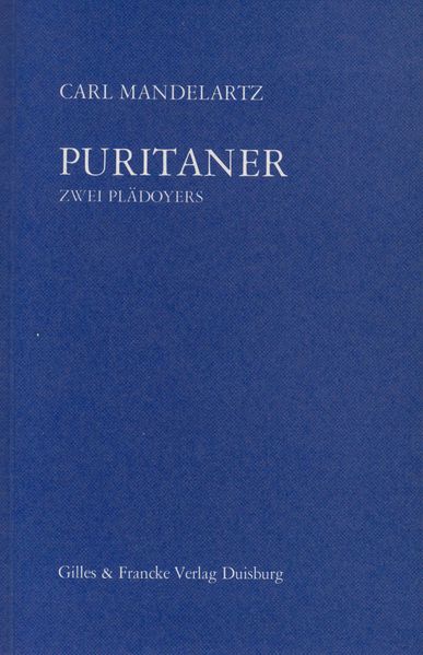 Cover von Puritaner. Ein Plädoyer / Puritaner. Ein Plädoyer