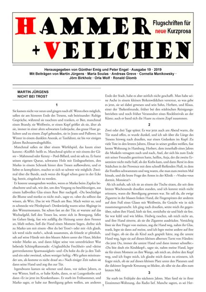 Cover von Hammer + Veilchen Nr. 19