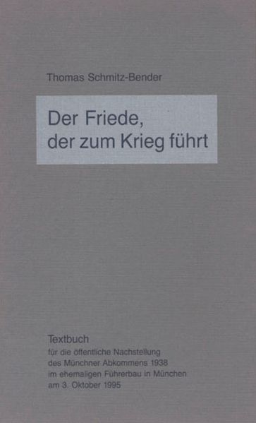Cover von Der Friede, der zum Krieg führt