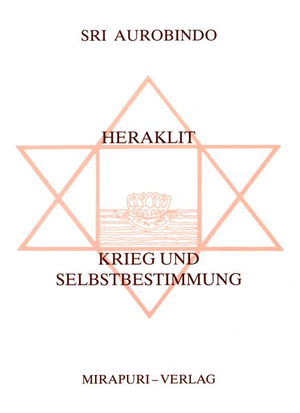 Cover von Heraklit /Krieg und Selbstbestimmung