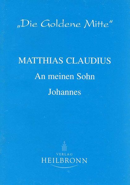 Cover von An meinen Sohn Johannes