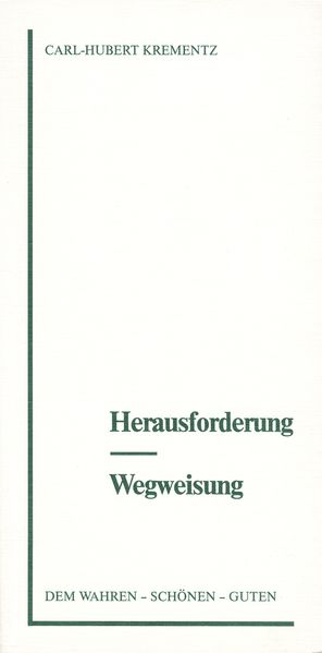 Cover von Herausforderung – Wegweisung