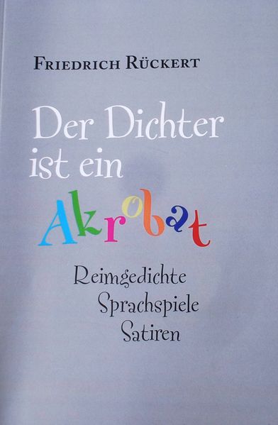 Cover von „Der Dichter ist ein Akrobat“