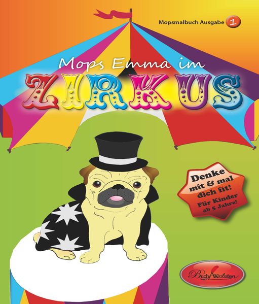 Cover von Mops Emma im Zirkus