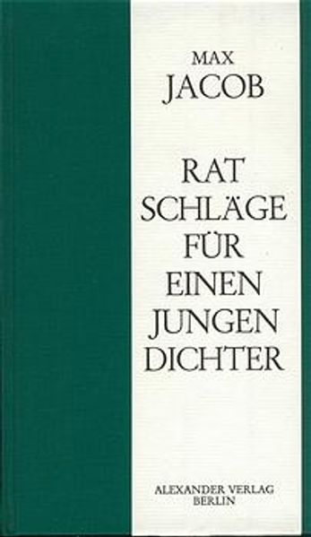 Cover von Ratschläge für einen jungen Dichter